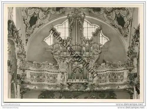 Steingaden - Pfarrkirche - Orgel - Foto-AK-Grossformat