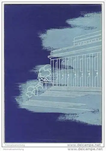 Landestheater Dessau - Spielzeit 1957/58 Spielplan