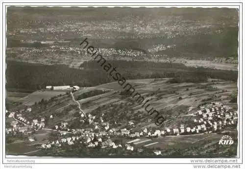 Engelsbrand - Foto-AK 60er Jahre Luftbild