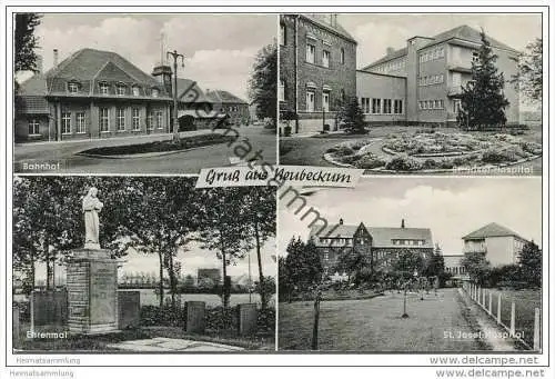 Neubeckum - Bahnhof - St. Josef-Hospital - Ehrenmal 50er Jahre