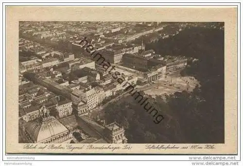 Berlin-Mitte - Brandenburger Tor - Luftschiffaufnahme 1932