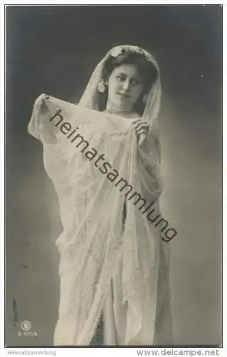 Junge Frau mit Schleier - Verlag RPH (Rotophot Berlin) 911/4 gel. 1907