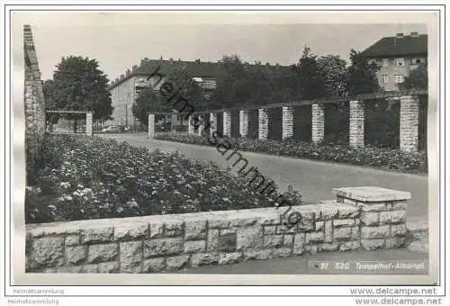 Berlin-Tempelhof - Alboinplatz - Foto-AK 1954