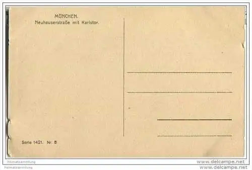 München - Neuhausstrasse mit Karlstor