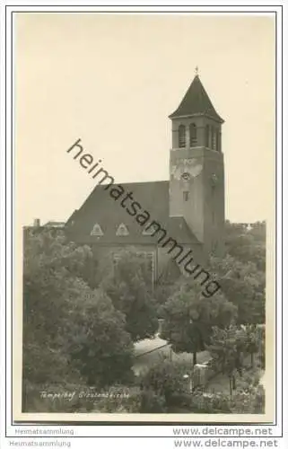 Berlin-Tempelhof - Glaubenskirche - Foto-AK 1952