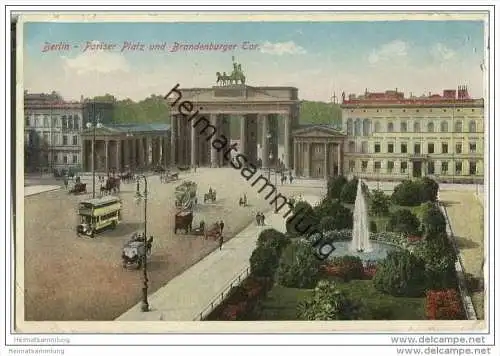 Berlin - Brandenburger Tor und Pariser Platz