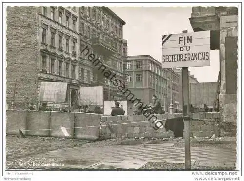 Berlin - Bernauer Strasse - Foto-AK Grossformat