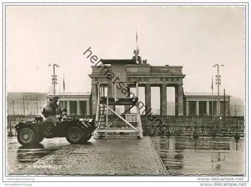 Berlin - Brandenburger Tor - Foto-AK Grossformat