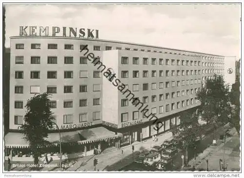 Berlin - Kurfürstendamm - Hotel Kempinski - Foto-AK