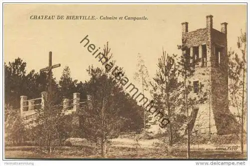 Boissy-la-Riviere - Chateau de Bierville - Calvaire et Campanile - Edition Levy et Neudrein Reunis Paris