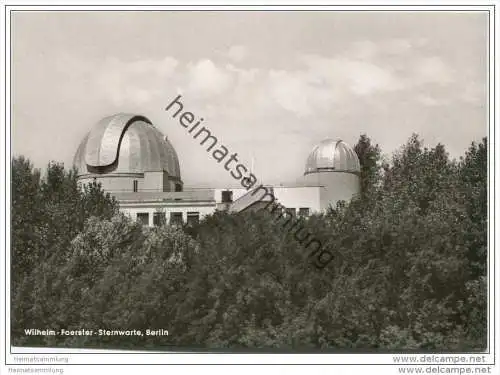 Berlin-Schöneberg - Wilhelm-Foerster-Sternwarte - Foto-AK Grossformat 60er Jahre