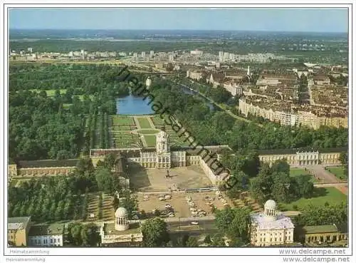 Berlin - Charlottenburger Schloss - Luftaufnahme - AK Grossformat