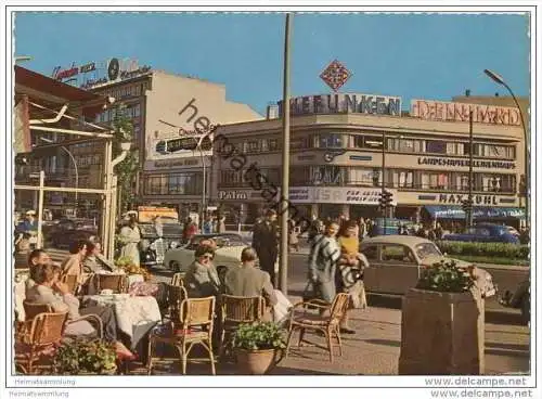 Berlin-Charlottenburg - Kurfürstendamm - AK Grossformat 1960