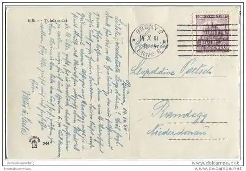 Brno - Brünn - Gesamtansicht - Foto-AK