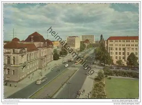 Berlin - Charlottenburg - Hardenbergstrasse - AK Grossformat