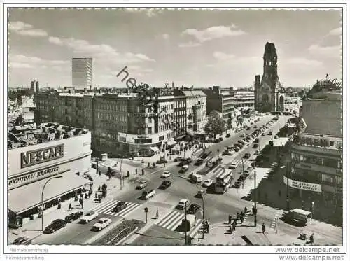 Berlin-Charlottenburg - Kurfürstendamm - Foto-AK Grossformat 50er Jahre