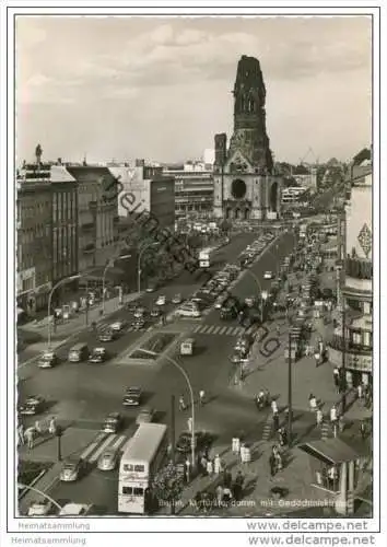 Berlin-Charlottenburg - Kurfürstendamm - Foto-AK Grossformat 50er Jahre