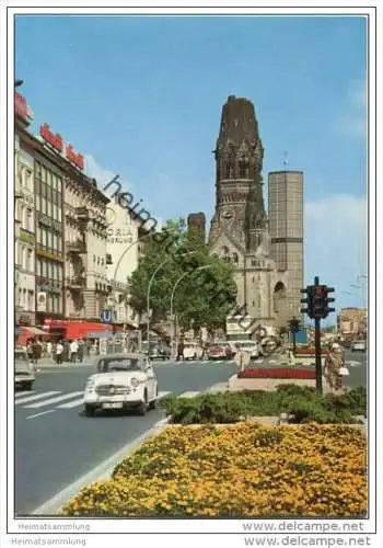 Berlin - Charlottenburg - Kaiser-Wilhelm-Gedächtniskirche - AK Grossformat