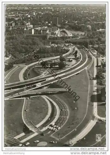 Berlin - Stadtautobahn - Foto-AK Grossformat 1965