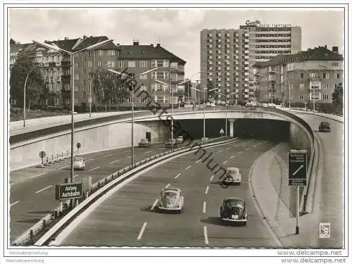 Berlin - Stadtautobahn - Foto-AK Grossformat 1961