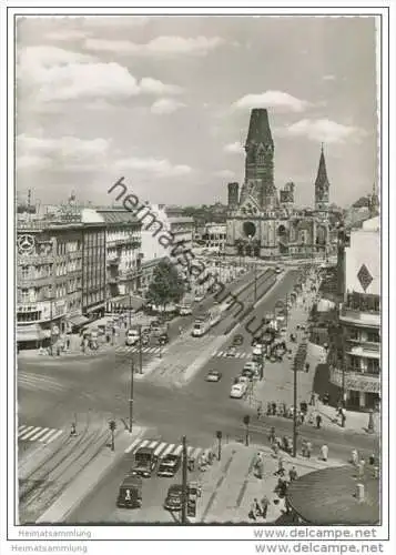 Berlin-Charlottenburg - Kurfürstendamm - Foto-AK Grossformat 50er Jahre