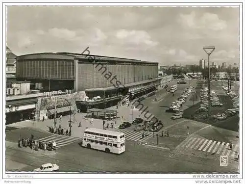 Berlin-Charlottenburg - Bahnhof Zoo - Foto-AK Grossformat 1962