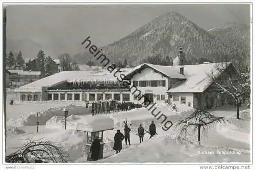 Ruhpolding - Kurhaus - Foto-AK 50er-Jahre