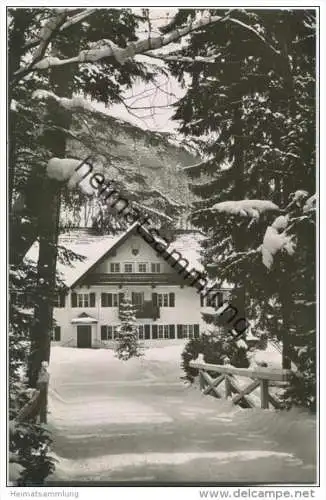 Ruhpolding - Parkhaus Ruhwinkl - Foto-AK 50er-Jahre