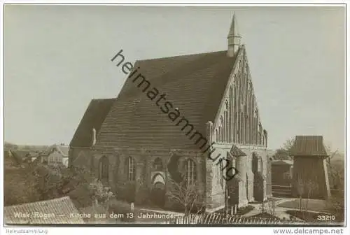 Wiek - Kirche - Foto-AK - Verlag Otto E. Thämlitz Wiek 1930