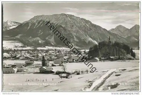 Ruhpolding - Rauschbergbahn - Foto-AK 50er-Jahre