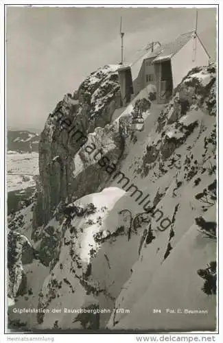 Ruhpolding - Rauschbergbahn - Gipfelstation - Foto-AK 50er-Jahre