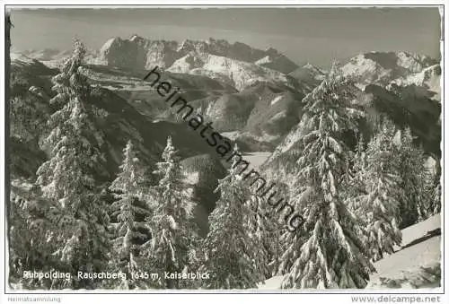 Ruhpolding - Rauschberg - Kaiserblick - Foto-AK 50er-Jahre