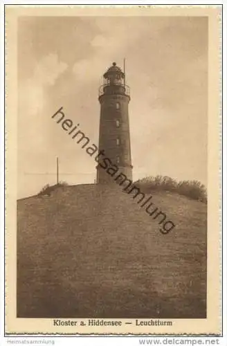 Kloster auf Hiddensee - Leuchtturm 1930
