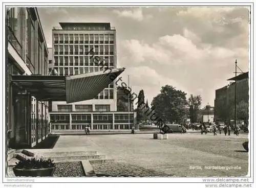 Berlin - Charlottenburg - Hardenbergstrasse - Foto-AK Grossformat