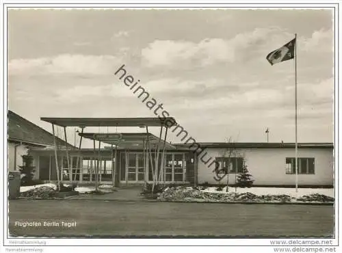 Flughafen Berlin Tegel - Foto-AK Grossformat