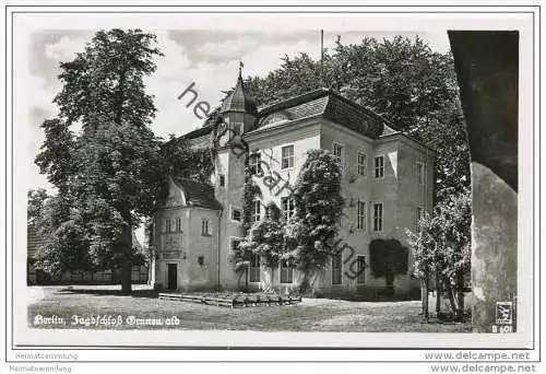 Berlin - Jagdschloss Grunewald - Foto-AK