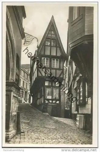 Berncastel - Altes Haus am Markt - Foto-AK 20er Jahre - Verlag Stengel &amp; Co. Dresden