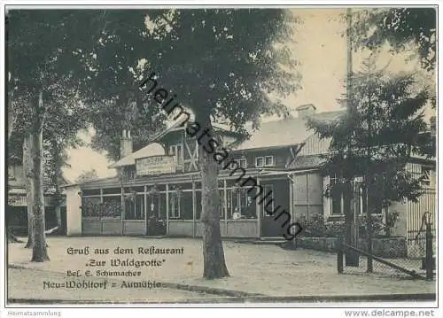 Wohltorf - Restaurant Zur Waldgrotte - Besitzer E. Schumacher