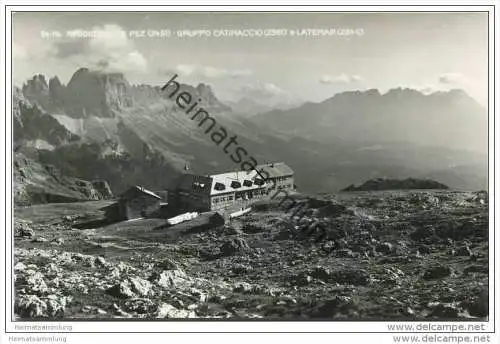 Rifugio Monte Pez - Schlernhäuser - Foto-AK