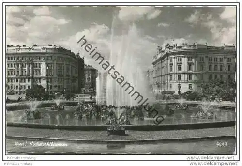 Wien - Hochstrahlbrunnen - Foto-AK