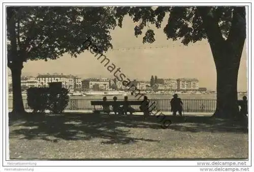 Geneve - Jardin anglais - le Quai des Paquis - Foto-AK