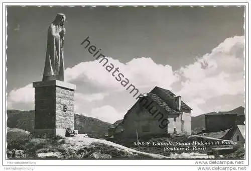 S. Gottardo - Statua Madonna di Fatuna - Foto-AK