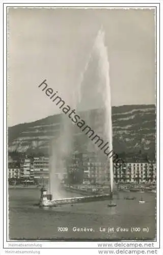 Geneve - Le jet d' eau - Foto-AK