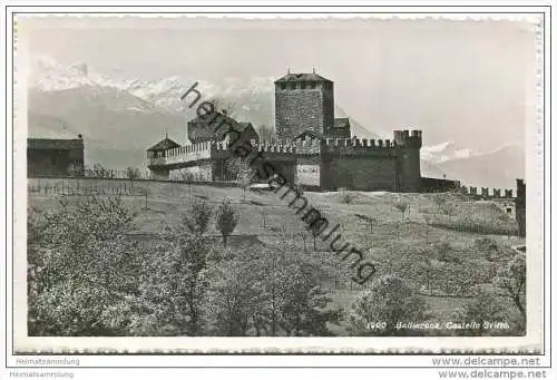 Bellinzona - Castello Svitto - Foto-AK