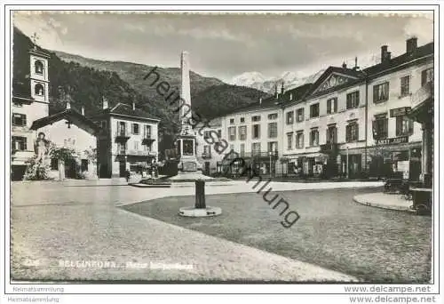 Bellinzona - Piazza Indipendenza - Caffe Zoppi - Foto-AK