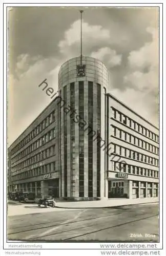 Zürich - Börse - Foto-AK