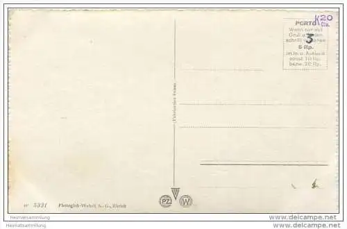 Zürich - Hauptpost - Foto-AK