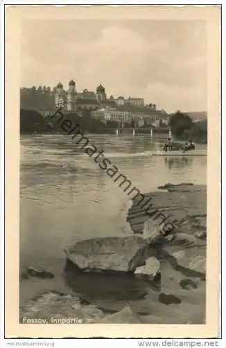 Passau - Innpartie - Foto-AK 30er Jahre - Verlag M. Waldbauer Passau