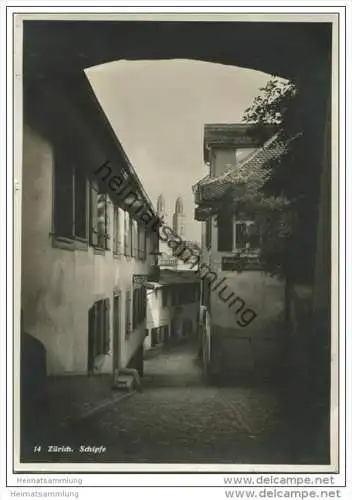 Zürich - Schipfe - Foto-AK Grossformat