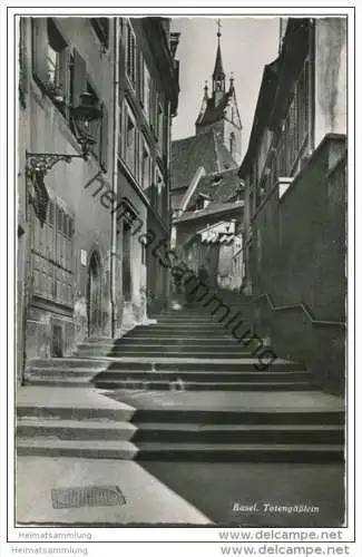 Basel - Totengässlein - Foto-AK